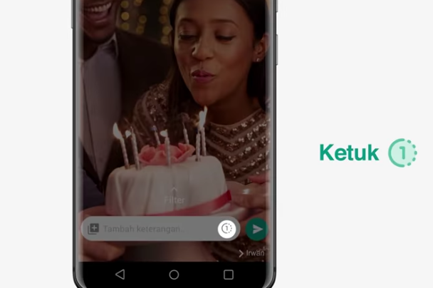 Cara Mengirim Pesan Menggunakan Fitur View Once