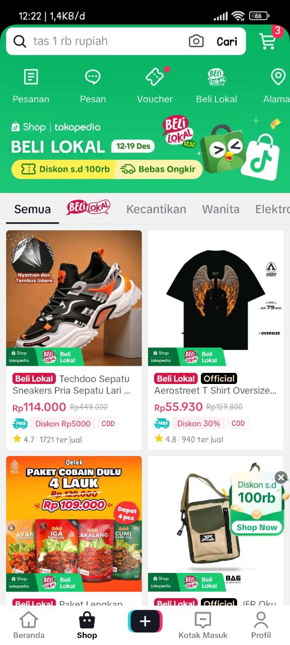 Tampilan Baru TikTok Shop setelah Akuisisi Tokopedia