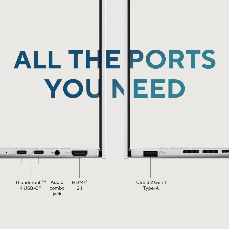 Port Lengkap ASUS Zenbook 14 OLED