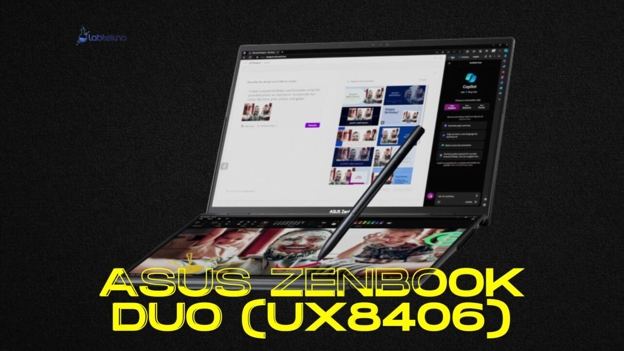 5 Rekomendasi Laptop Dua Layar Terbaik untuk Meningkatkan Produktivitas 1 ASUS Zenbook Duo (UX8406) - Laptop Dua Layar Penuh