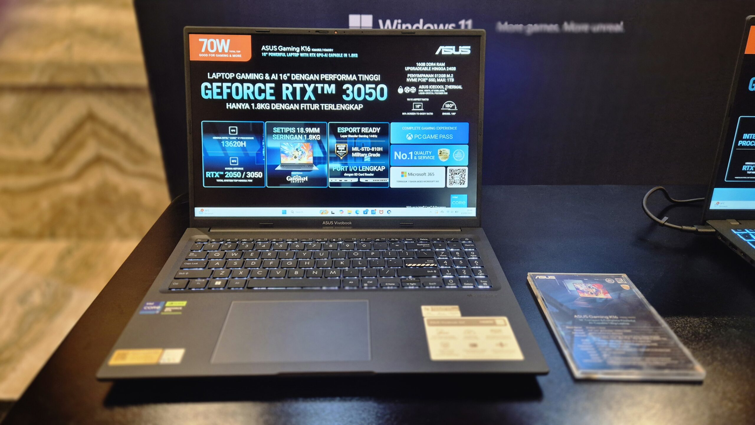 Laptop AI ASUS 2025: Solusi Terbaik untuk Semua Pengguna 3 ASUS Gaming K16 scaled